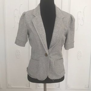 3/$15! Express cotton short sleeved blazer